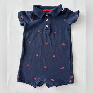 Carter’s Baby Polo Sweater Shorty One-Piece